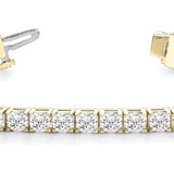 4-Prong Tennis Bracelet (Round)