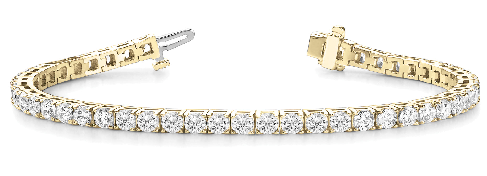 4-Prong Tennis Bracelet (Round)