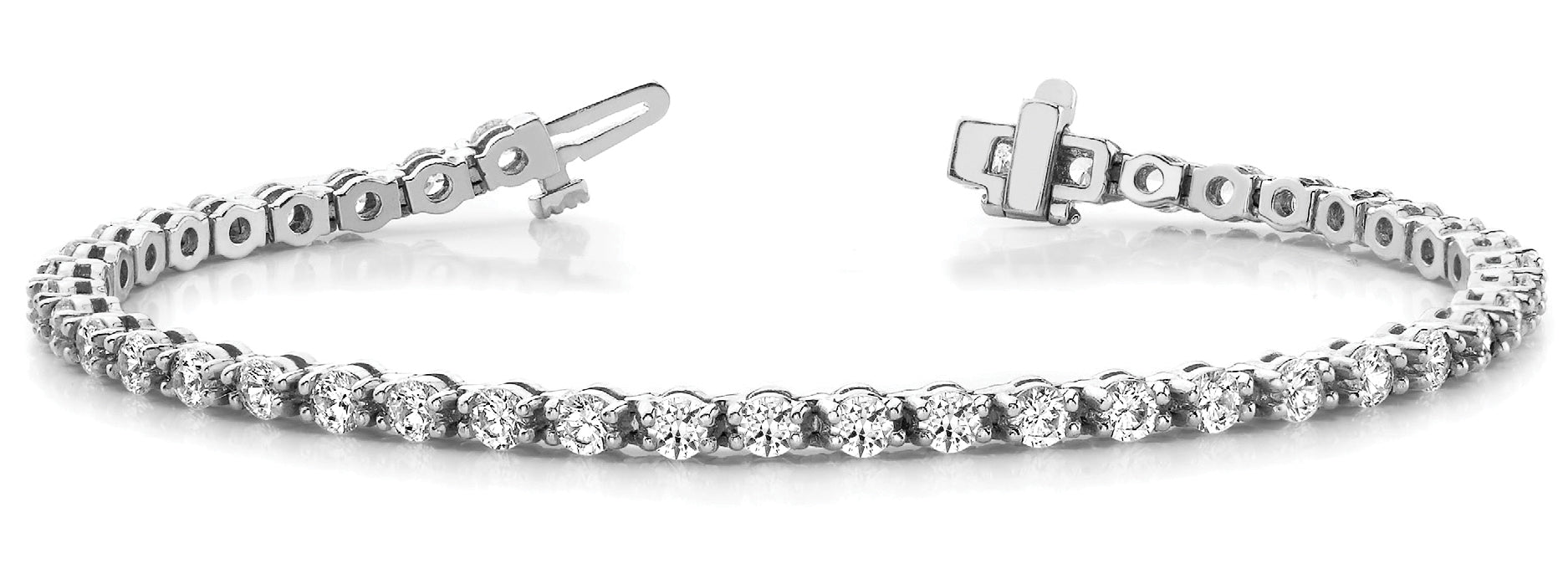 4 PR IN LINE TENNIS BRACELET