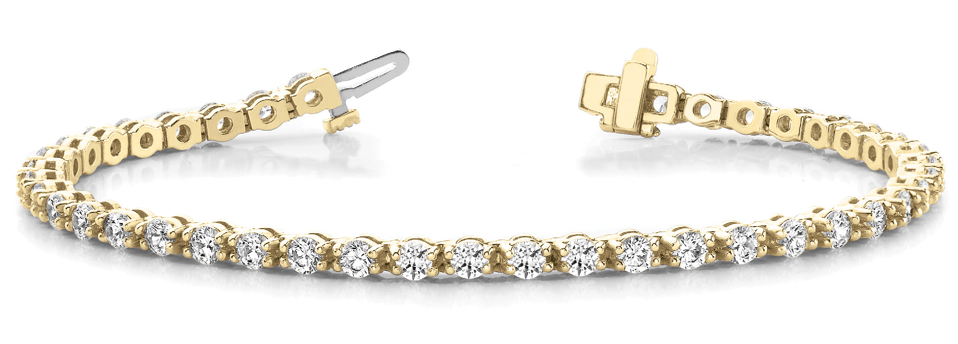 4 PR IN LINE TENNIS BRACELET