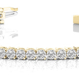 Lab Grown Diamond Prong Set Inline Bracelet