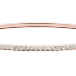 Natural Diamond Hinged In-Line Bangle