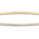 Lab Grown Diamond Hinged In-Line Bangle