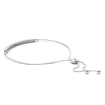 Lab Grown Double Row Bolo Bracelet