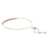 Lab Grown Double Row Bolo Bracelet