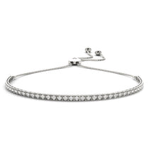 Natural Diamond Bolo Adjustable Tennis Bracelet