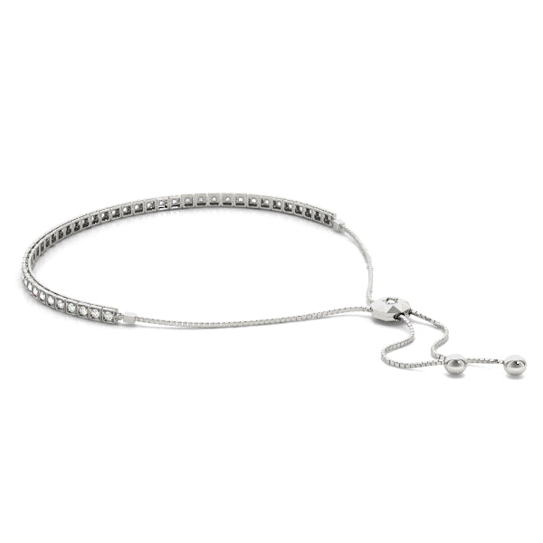 Lab Grown Bolo Adjustable Tennis Bracelet