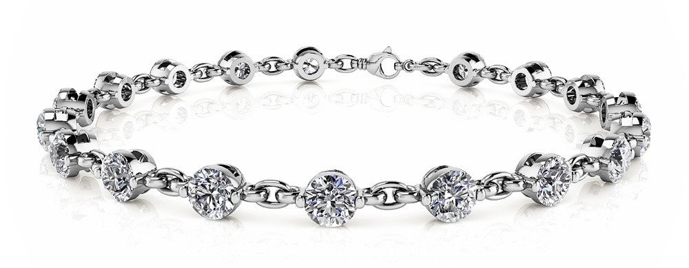 Link Single Prong Tennis Bracelet
