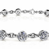 Link Single Prong Tennis Bracelet