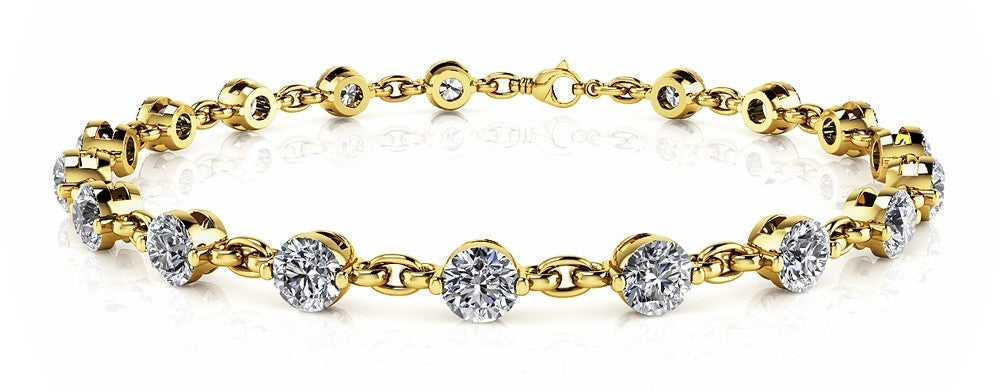 Link Single Prong Tennis Bracelet