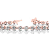 Natural Diamond Breakdown Prong-Set Bracelet