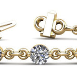 UNDER-CLASP -SINGLE PRONG BRACELET
