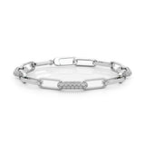 Lab Grown Diamond Chain Link Fashion Bracelet