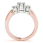 3-Stone Round Engagement Ring