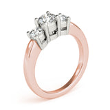 3-Stone Round Engagement Ring