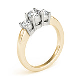 3-Stone Round Engagement Ring