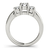 3-Stone Round Engagement Ring
