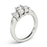 3-Stone Round Engagement Ring