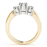 3-Stone Round Engagement Ring