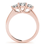 3-Stone Trellis Engagement Ring