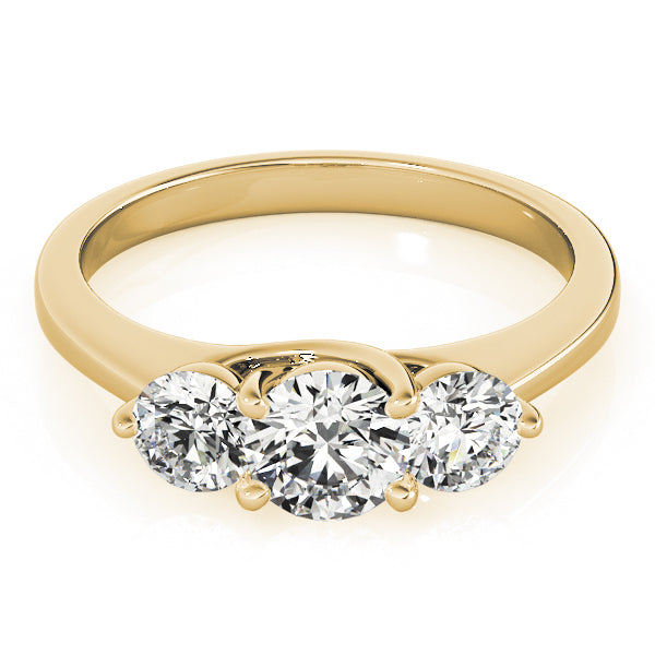3-Stone Trellis Engagement Ring