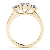 3-Stone Trellis Engagement Ring