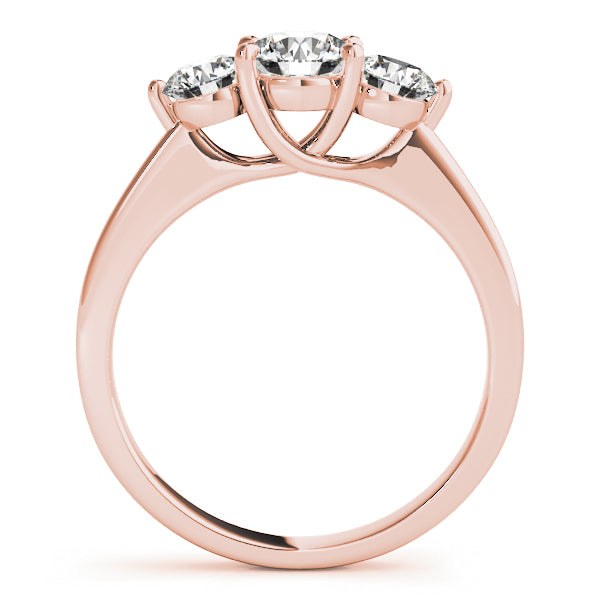 3-Stone Trellis Engagement Ring