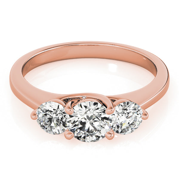 3-Stone Trellis Engagement Ring