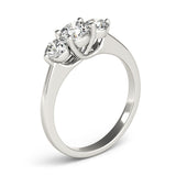 3-Stone Trellis Engagement Ring