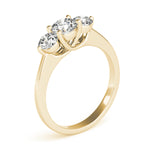 3-Stone Trellis Engagement Ring
