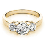 3-Stone Trellis Engagement Rings