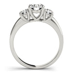 3-Stone Trellis Engagement Rings