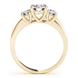 3-Stone Trellis Engagement Rings