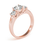 3-Stone Trellis Engagement Rings