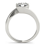 Solitaire Bypass Engagement Ring