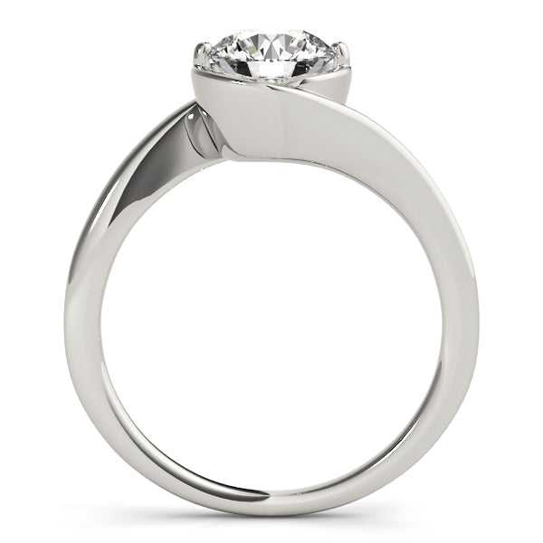 Solitaire Bypass Engagement Ring