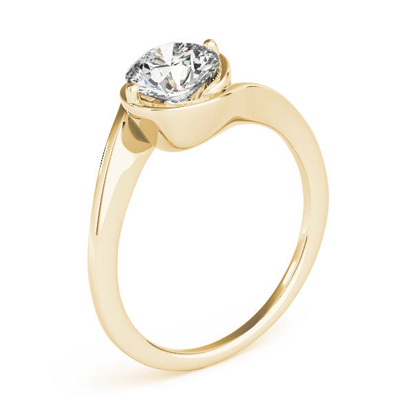 Solitaire Bypass Engagement Ring