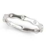 Lab Grown Diamond Bezel Set Stackable Band