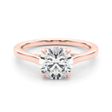 Solitaire Trellis Engagement Ring
