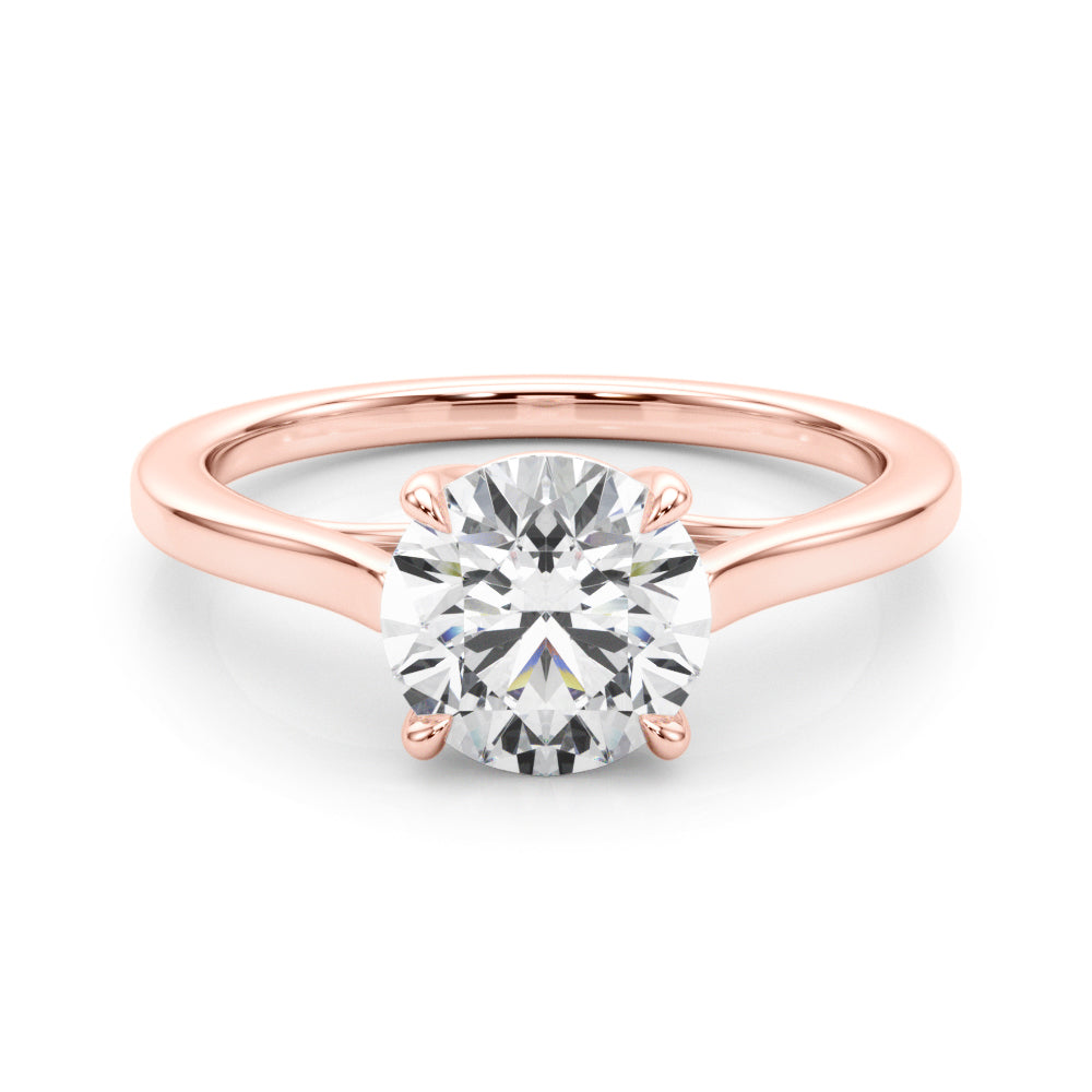 Solitaire Trellis Engagement Ring