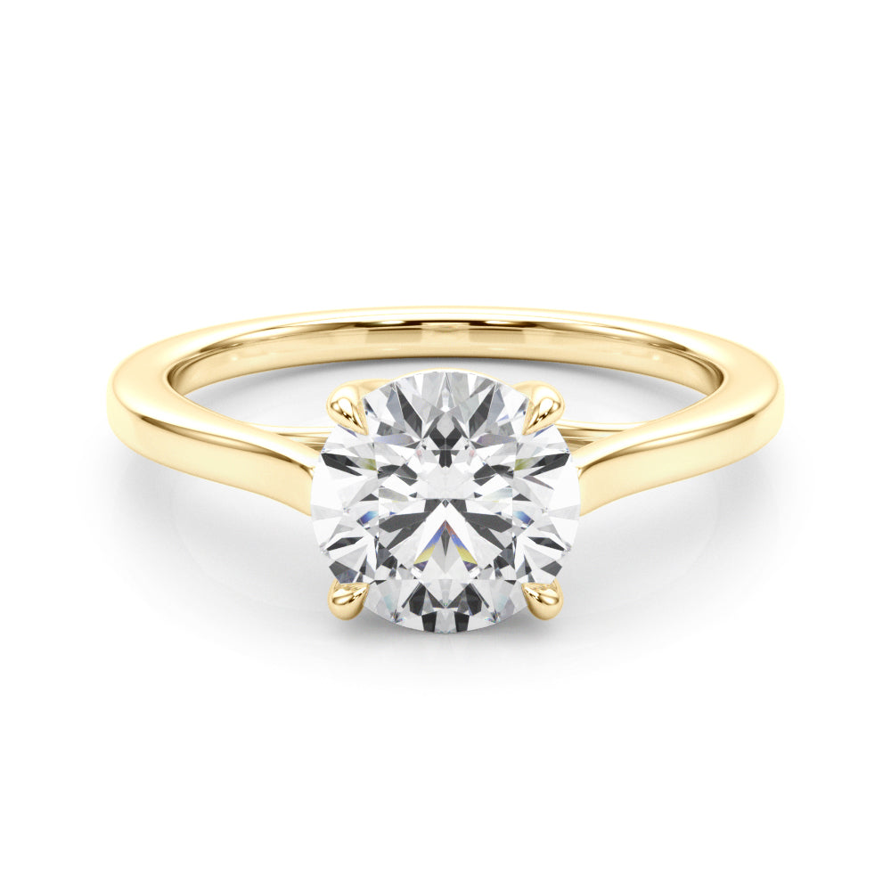 Solitaire Trellis Engagement Ring