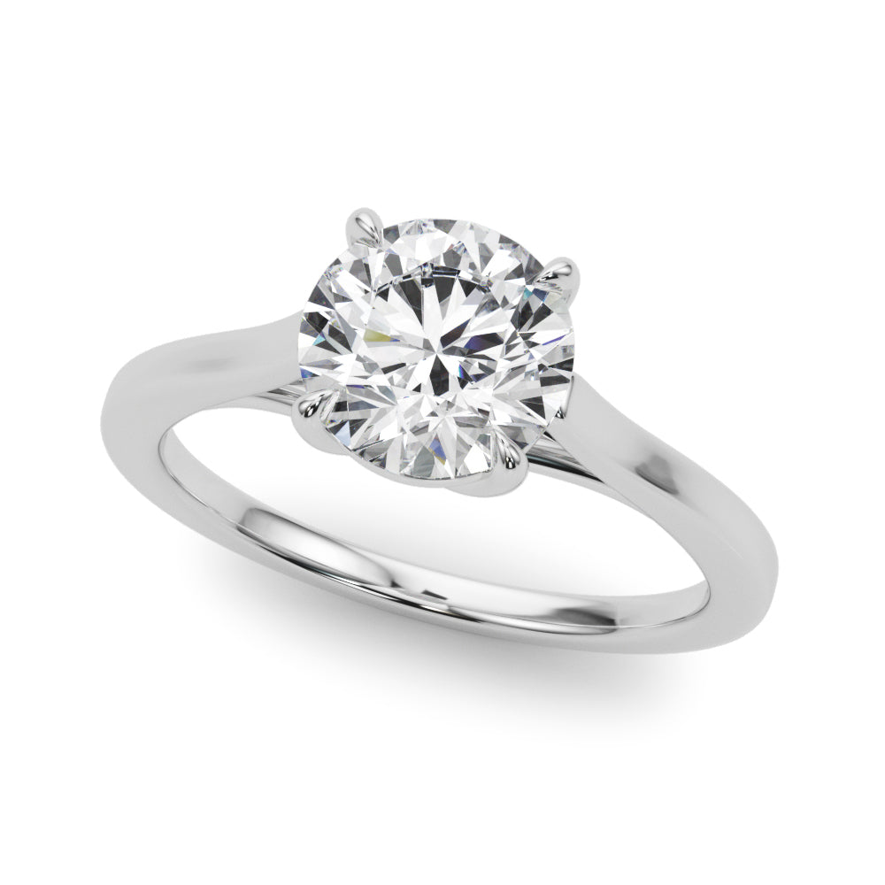 Solitaire Trellis Engagement Ring