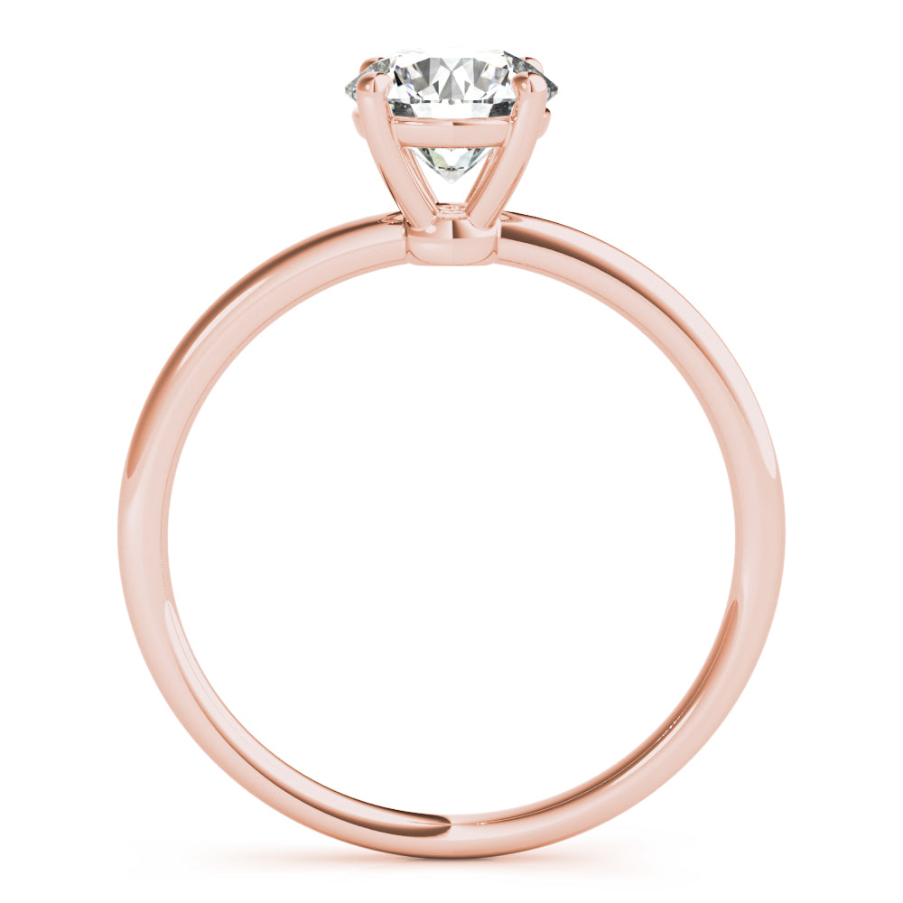 Solitaire Round Engagement Ring