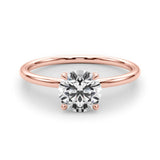 Solitaire Round Engagement Ring