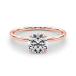 Solitaire Round Engagement Ring