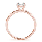 Solitaire Round Engagement Ring