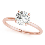 Solitaire Round Engagement Ring