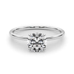 Solitaire Round Engagement Ring