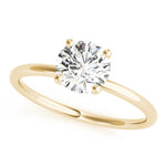 Solitaire Round Engagement Ring