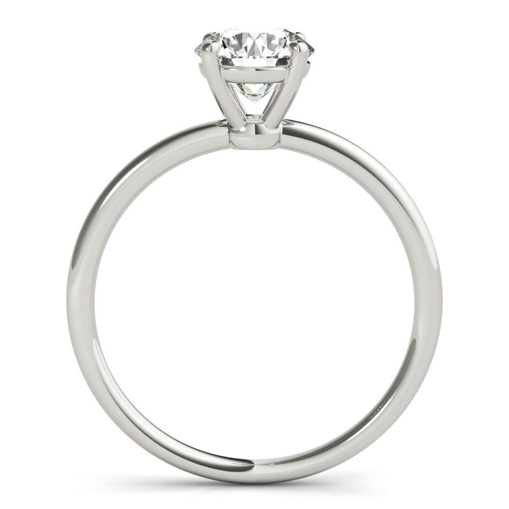 Solitaire Round Engagement Ring